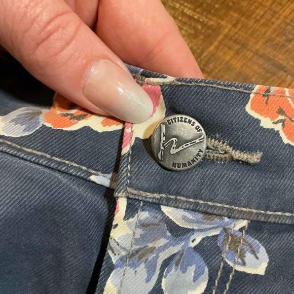 Citizens of Humanity Thompson Medium Rise Skinny Floral Jeans Women’s 28 - Picture 12 of 15